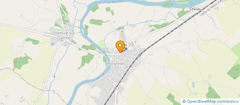 localisation de l'entreprise MADAME CONSTANCE DE GARNIER DES GARETS à MORANNES SUR SARTHE-DAUMERAY