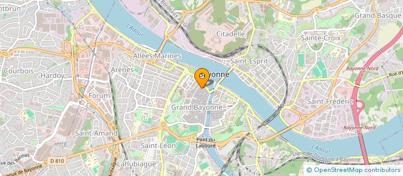 localisation de l'entreprise MADAME CONSTANCE DE VERNEJOUL  BAYONNE