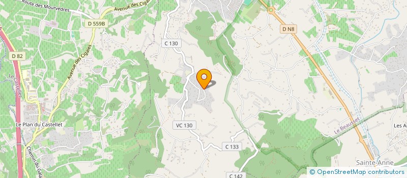 localisation de l'entreprise MADAME CONSTANCE DEQUEST  LE BEAUSSET