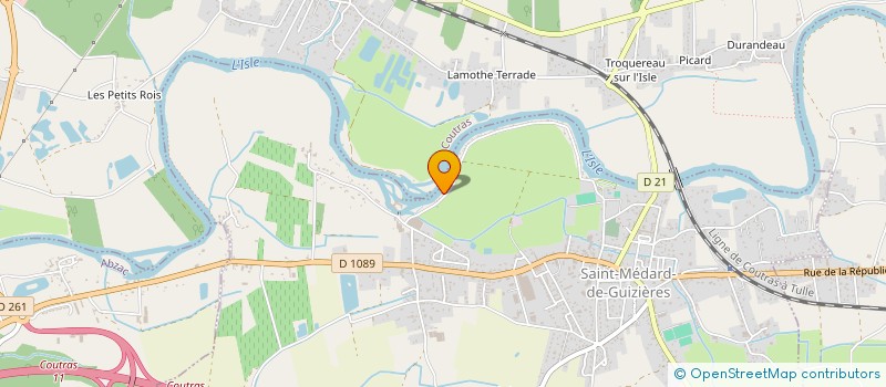 localisation de l'entreprise MADAME CONSTANCE DEVEAUD  SAINT-MEDARD-DE-GUIZIERES