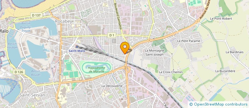 localisation de l'entreprise MADAME CONSTANCE DUBOIS  SAINT-MALO