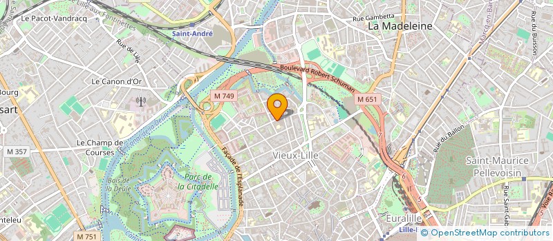 localisation de l'entreprise MADAME CONSTANCE DUPREZ  LILLE