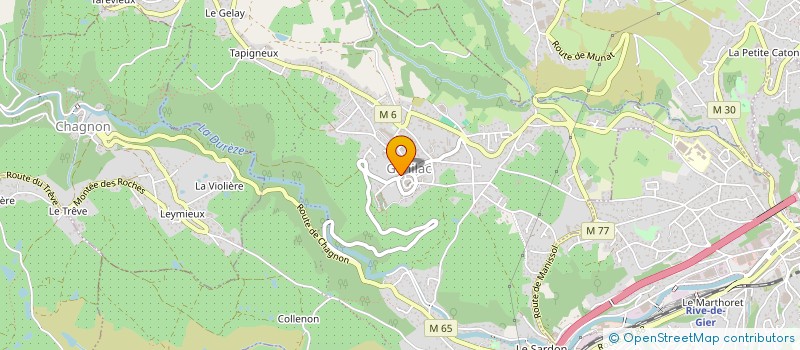 localisation de l'entreprise MADAME CONSTANCE DUROURE  GENILAC