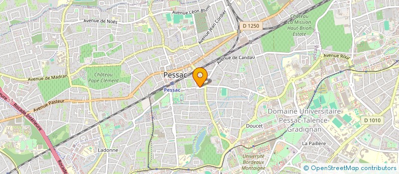 localisation de l'entreprise MADAME CONSTANCE DUVILLE  PESSAC