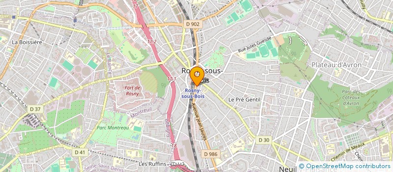 localisation de l'entreprise MADAME CONSTANCE ELISABETH à ROSNY-SOUS-BOIS