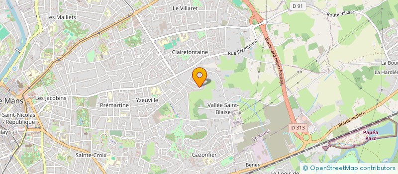 localisation de l'entreprise MADAME CONSTANCE FEISTL  LE MANS