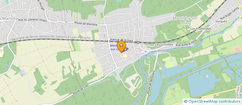 localisation de l'entreprise MADAME CONSTANCE FERRY à MONTIGNY-SUR-LOING