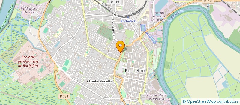 localisation de l'entreprise MADAME CONSTANCE FOUILLARD  ROCHEFORT