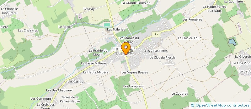 localisation de l'entreprise MADAME CONSTANCE FUYARD  LIGNIERES-DE-TOURAINE