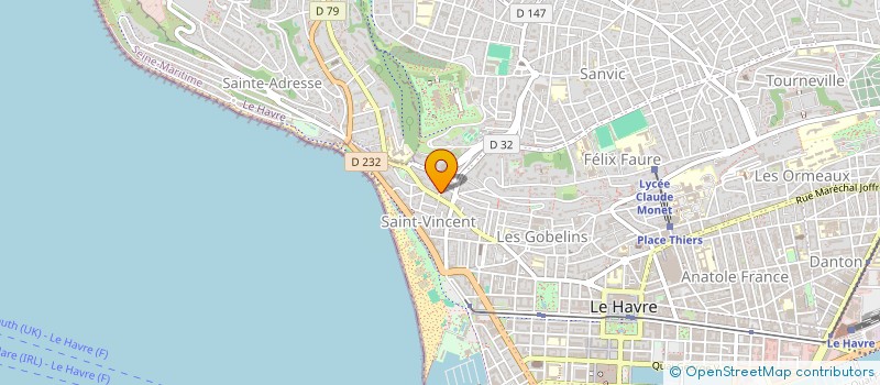 localisation de l'entreprise MADAME CONSTANCE GOLAIN  LE HAVRE