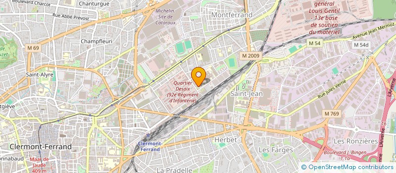 localisation de l'entreprise MADAME CONSTANCE HORDONNEAU à CLERMONT-FERRAND