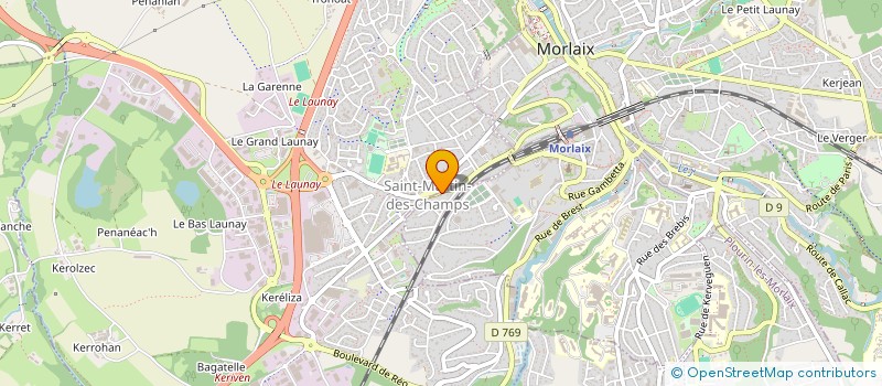 localisation de l'entreprise MADAME CONSTANCE ILIOU  MORLAIX