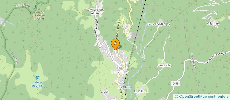 localisation de l'entreprise MADAME CONSTANCE INGLES  LES ALLUES