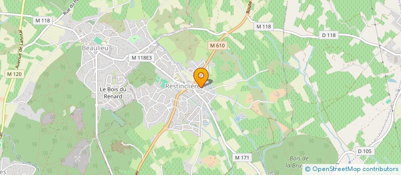 localisation de l'entreprise MADAME CONSTANCE JAMMES à RESTINCLIERES