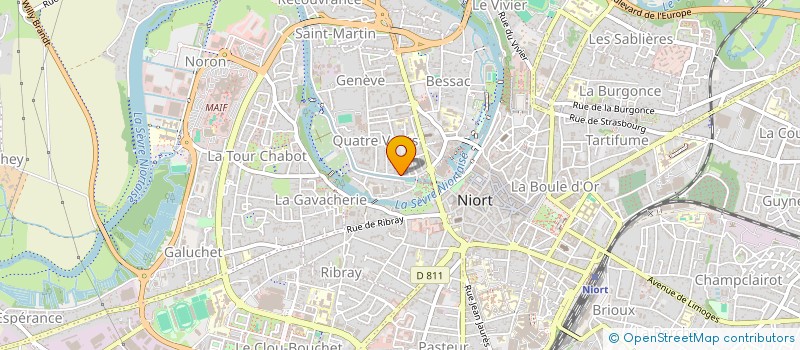 localisation de l'entreprise MADAME CONSTANCE LAFERE  NIORT