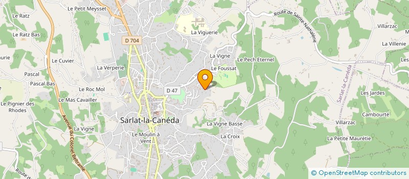 localisation de l'entreprise MADAME CONSTANCE LAPARRE à SARLAT-LA-CANEDA