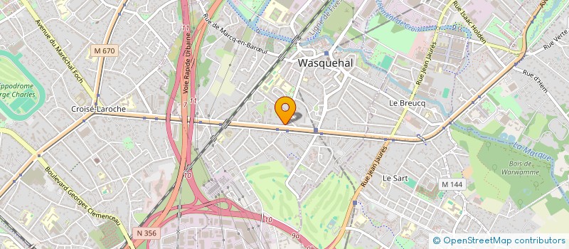 localisation de l'entreprise MADAME CONSTANCE LECOCQ  WASQUEHAL