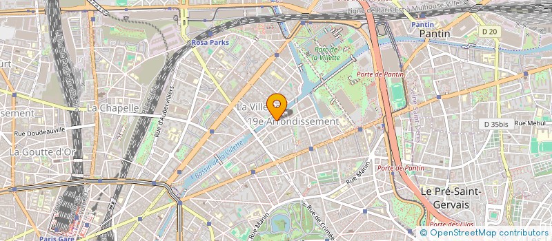 localisation de l'entreprise MADAME CONSTANCE LEFEVRE  PARIS