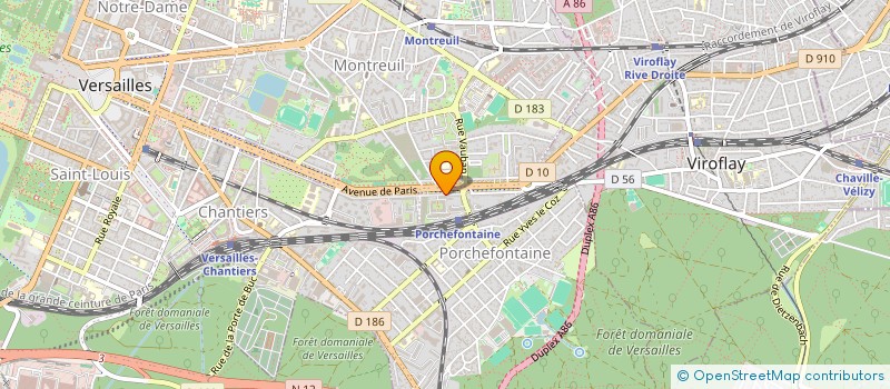 localisation de l'entreprise MADAME CONSTANCE LESCAR à VERSAILLES