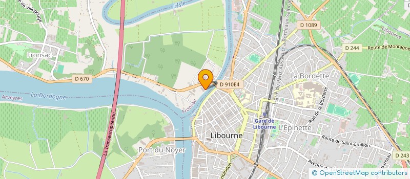 localisation de l'entreprise MADAME CONSTANCE MALAQUIN  FRONSAC