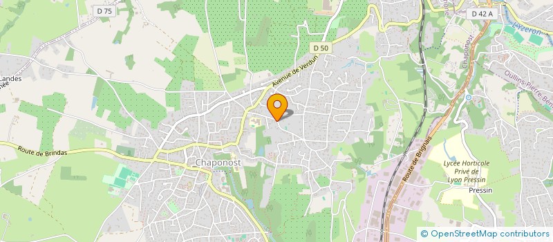 localisation de l'entreprise MADAME CONSTANCE MAURIN  CHAPONOST