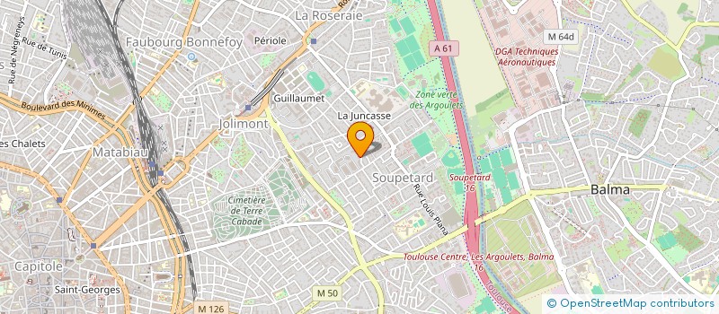 localisation de l'entreprise MADAME CONSTANCE MILOUCHEVA à TOULOUSE