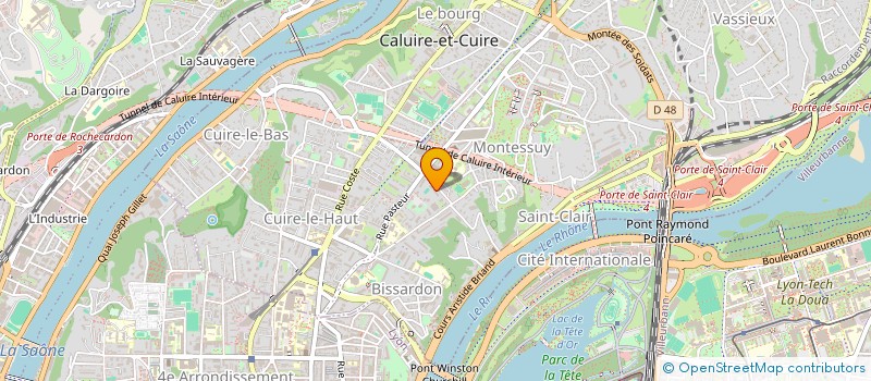 localisation de l'entreprise MADAME CONSTANCE MOBUCHON à CALUIRE-ET-CUIRE