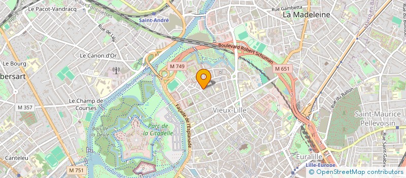 localisation de l'entreprise MADAME CONSTANCE MORAND à LILLE
