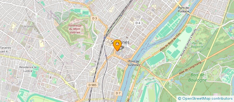 localisation de l'entreprise MADAME CONSTANCE MOUTERDE à SURESNES