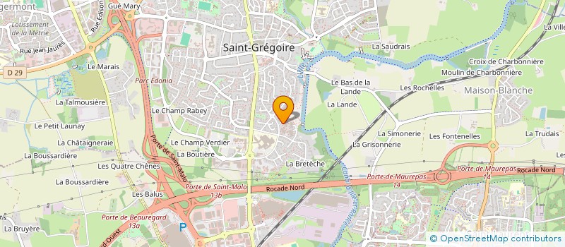 localisation de l'entreprise MADAME CONSTANCE MUNIZ  SAINT-GREGOIRE