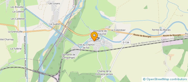 localisation de l'entreprise MADAME CONSTANCE NOIZAT  GIMOUILLE