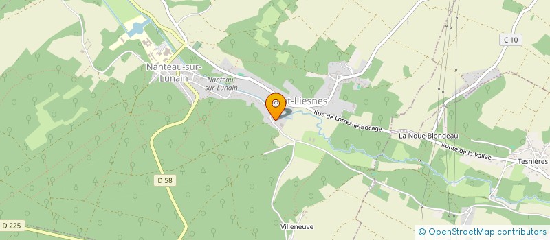 localisation de l'entreprise MADAME CONSTANCE PAUTRAT  NANTEAU-SUR-LUNAIN