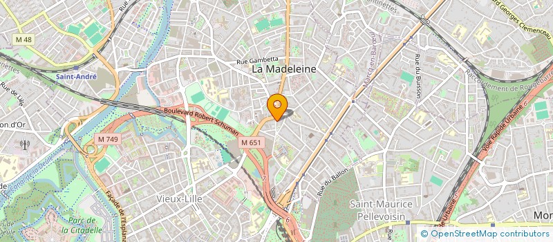 localisation de l'entreprise MADAME CONSTANCE PENT à LA MADELEINE