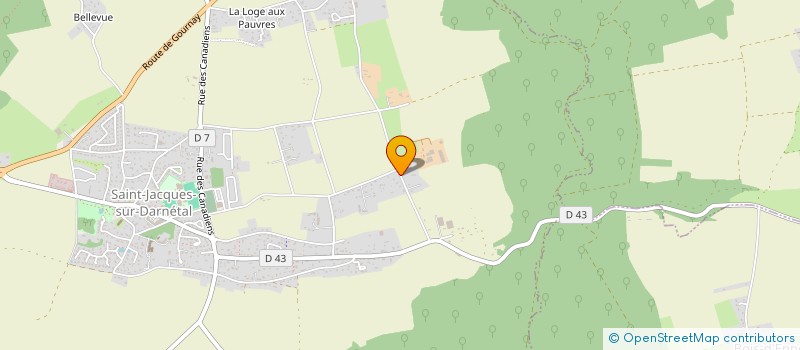 localisation de l'entreprise MADAME CONSTANCE PHILIPPE  SAINT-JACQUES-SUR-DARNETAL