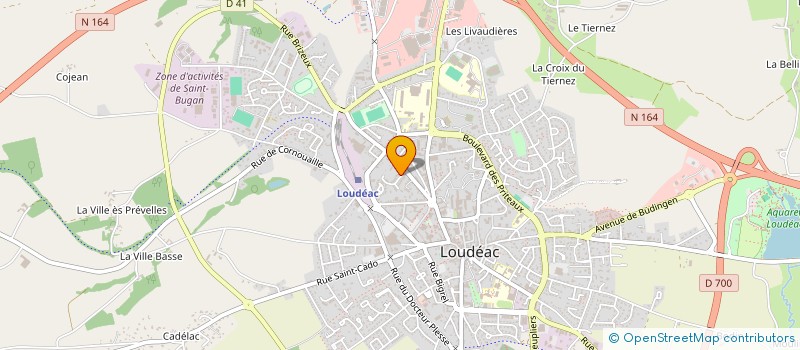 localisation de l'entreprise MADAME CONSTANCE PIBOU à LOUDEAC