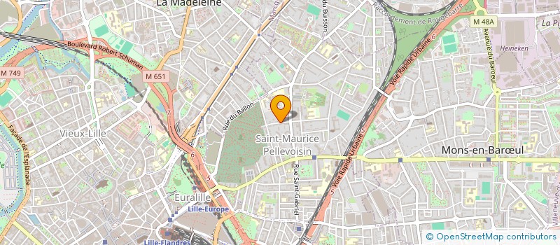 localisation de l'entreprise MADAME CONSTANCE PIRAUD à LILLE