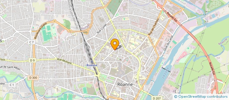 localisation de l'entreprise MADAME CONSTANCE PIVERT  ROANNE