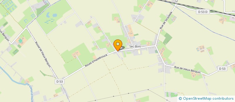 localisation de l'entreprise MADAME CONSTANCE PLANCKE  VIEUX-BERQUIN