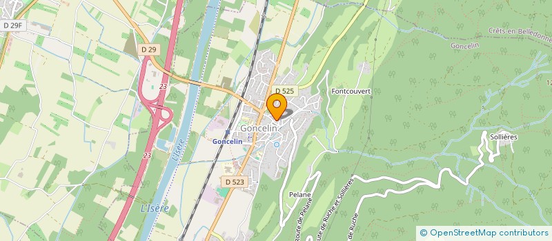 localisation de l'entreprise MADAME CONSTANCE POYAC  GONCELIN