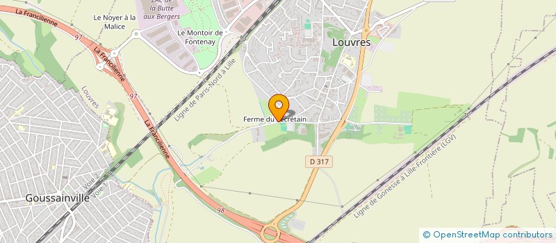 localisation de l'entreprise MADAME CONSTANCE PRIEUR à LOUVRES