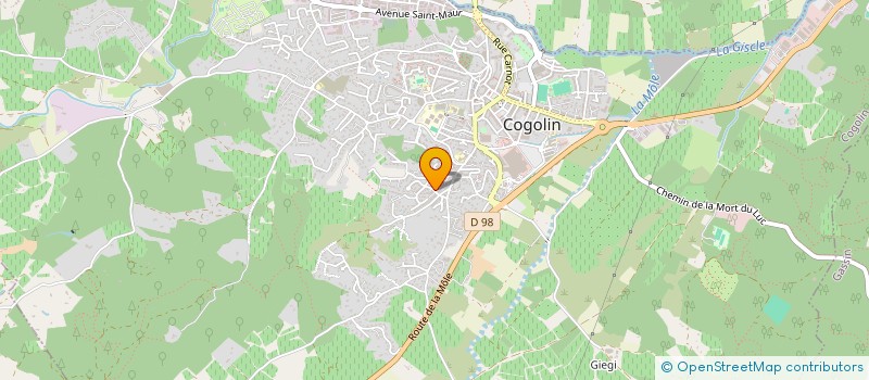 localisation de l'entreprise MADAME CONSTANCE PROST à COGOLIN