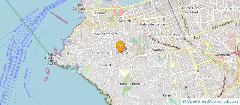 localisation de l'entreprise MADAME CONSTANCE RAOULT  MARSEILLE