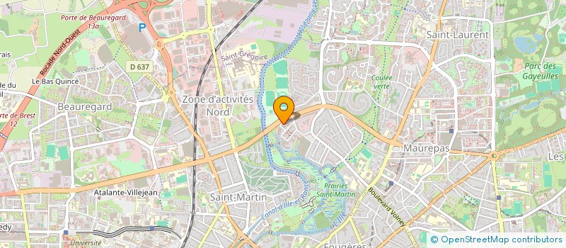 localisation de l'entreprise MADAME CONSTANCE RIQUE  RENNES