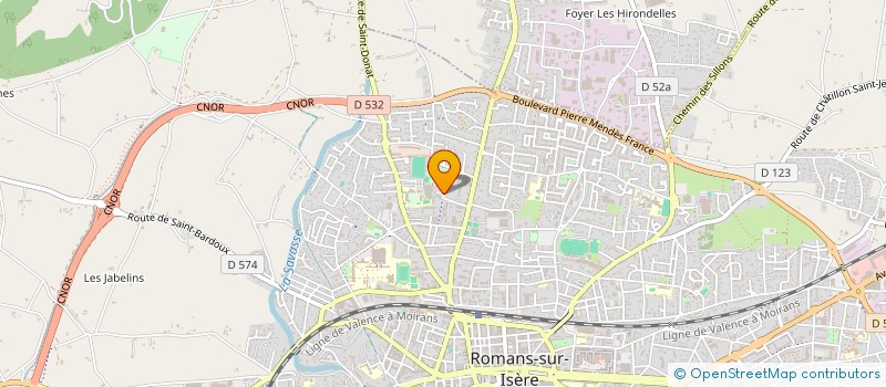 localisation de l'entreprise MADAME CONSTANCE ROBERT  BOURG-DE-PEAGE