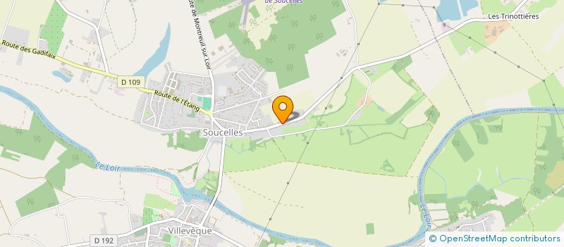 localisation de l'entreprise MADAME CONSTANCE ROGEZ  RIVES-DU-LOIR-EN-ANJOU