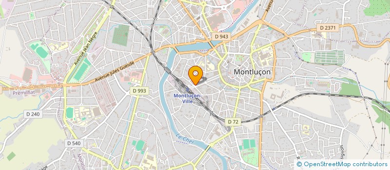 localisation de l'entreprise MADAME CONSTANCE SCHIESSLE  MONTLUCON