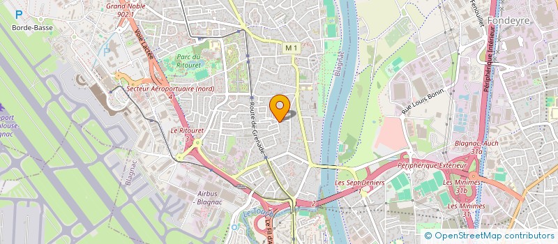 localisation de l'entreprise MADAME CONSTANCE SHARP  BLAGNAC