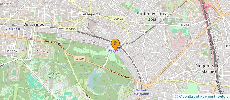 localisation de l'entreprise MADAME CONSTANCE SPIRIDION à FONTENAY SOUS BOIS