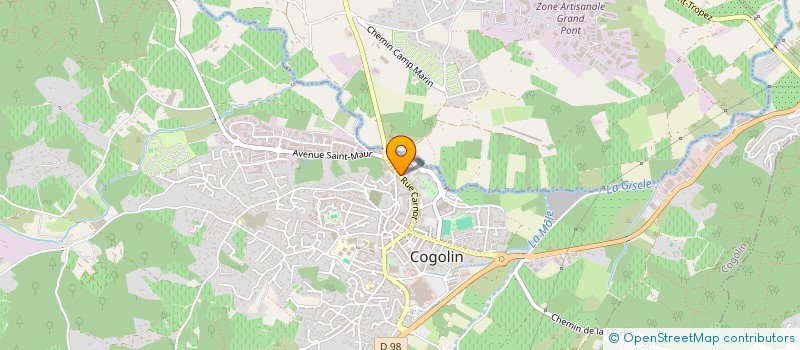 localisation de l'entreprise MADAME CONSTANCE TALON  COGOLIN