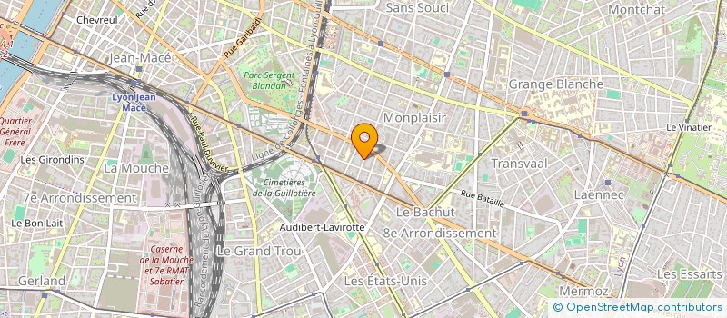 localisation de l'entreprise MADAME CONSTANCE TASSIN  LYON